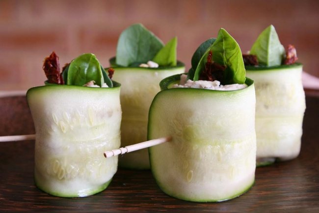 Delicious Healthy Recipe Zucchini Rolls